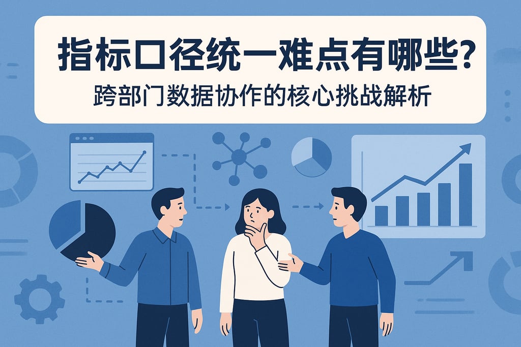 指标口径统一难点有哪些？跨部门数据协作的核心挑战解析
