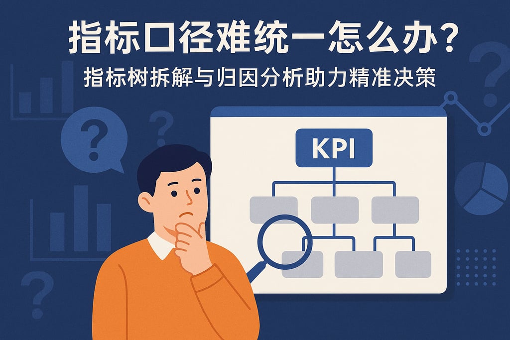 指标口径难统一怎么办？指标树拆解与归因分析助力精准决策