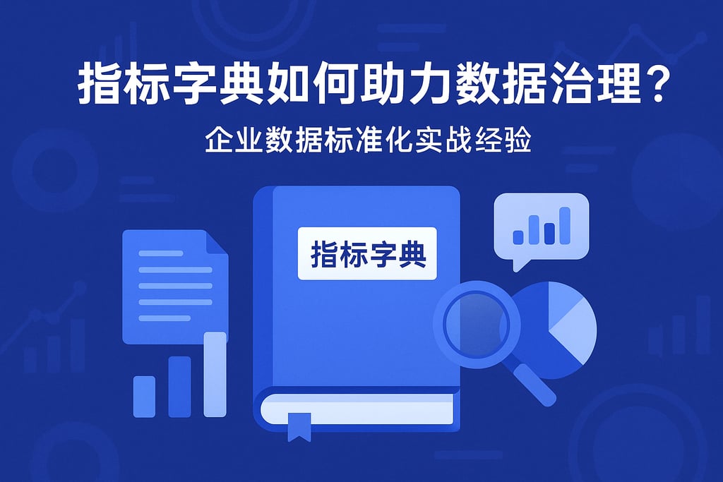 指标字典如何助力数据治理？企业数据标准化实战经验