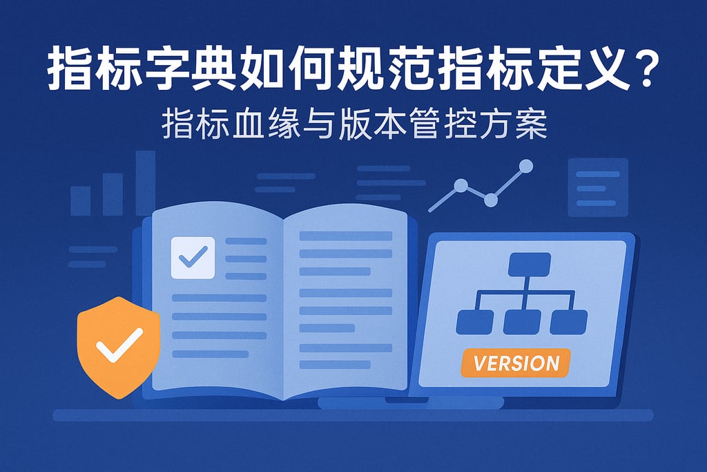 指标字典如何规范指标定义？指标血缘与版本管控方案