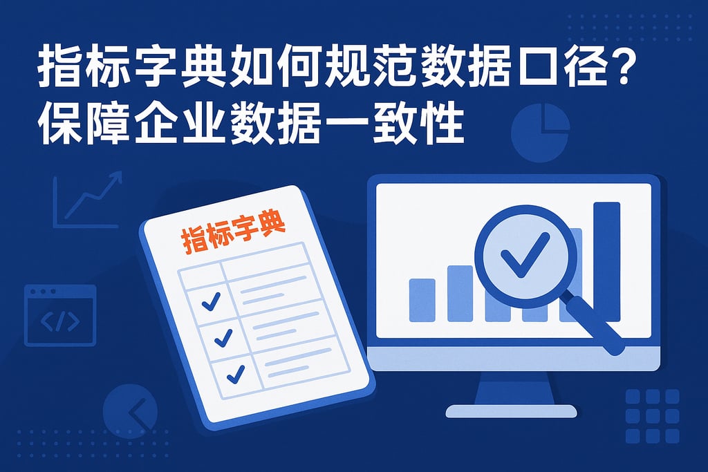 指标字典如何规范数据口径？保障企业数据一致性