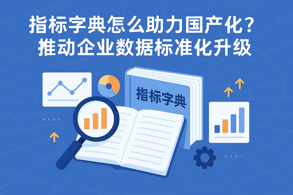 指标字典怎么助力国产化？推动企业数据标准化升级