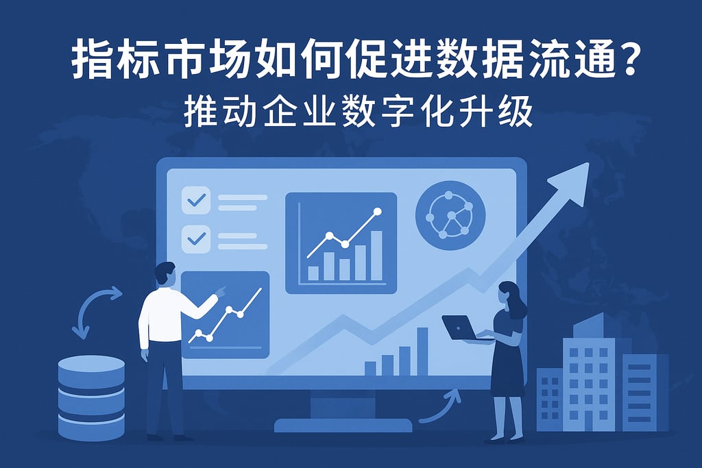指标市场如何促进数据流通？推动企业数字化升级