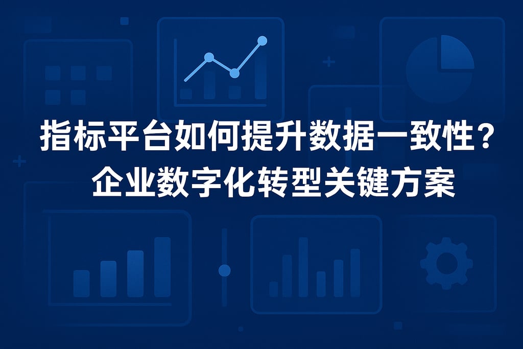 指标平台如何提升数据一致性？企业数字化转型关键方案