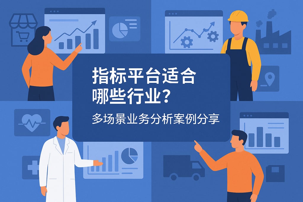 指标平台适合哪些行业？多场景业务分析案例分享