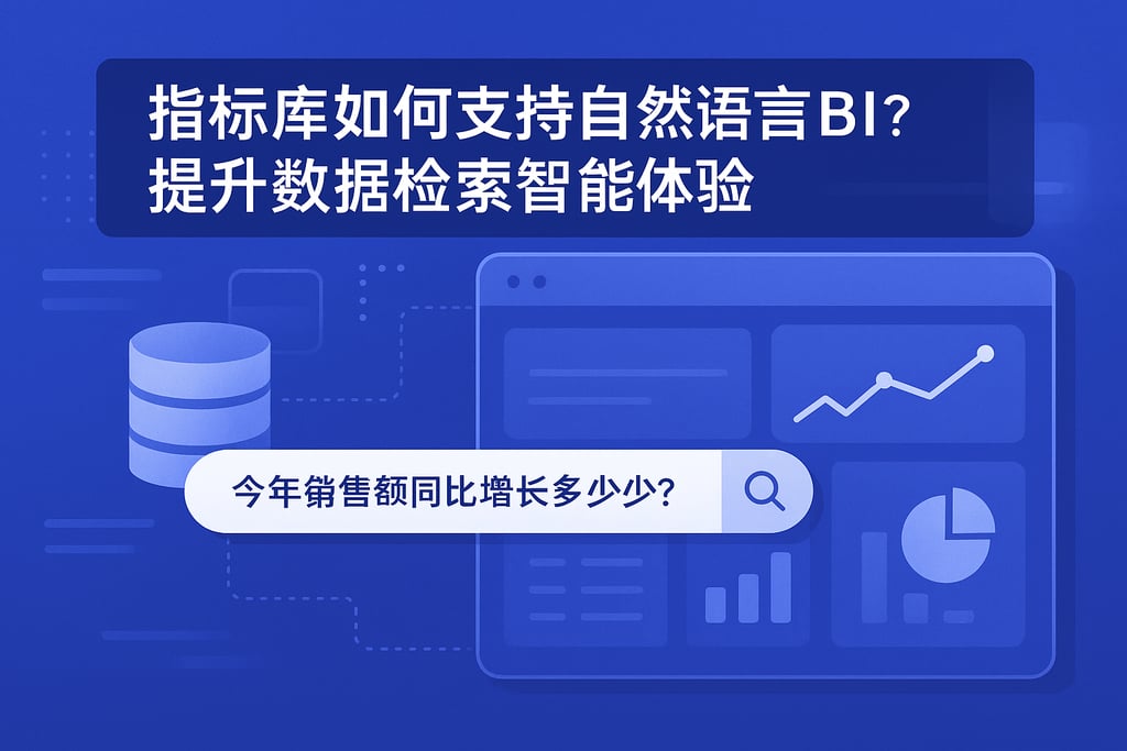 指标库如何支持自然语言BI？提升数据检索智能体验