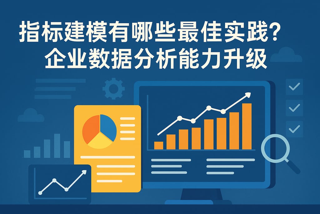 指标建模有哪些最佳实践？企业数据分析能力升级