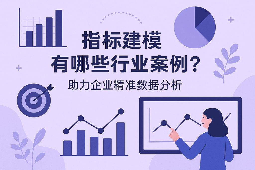 指标建模有哪些行业案例？助力企业精准数据分析