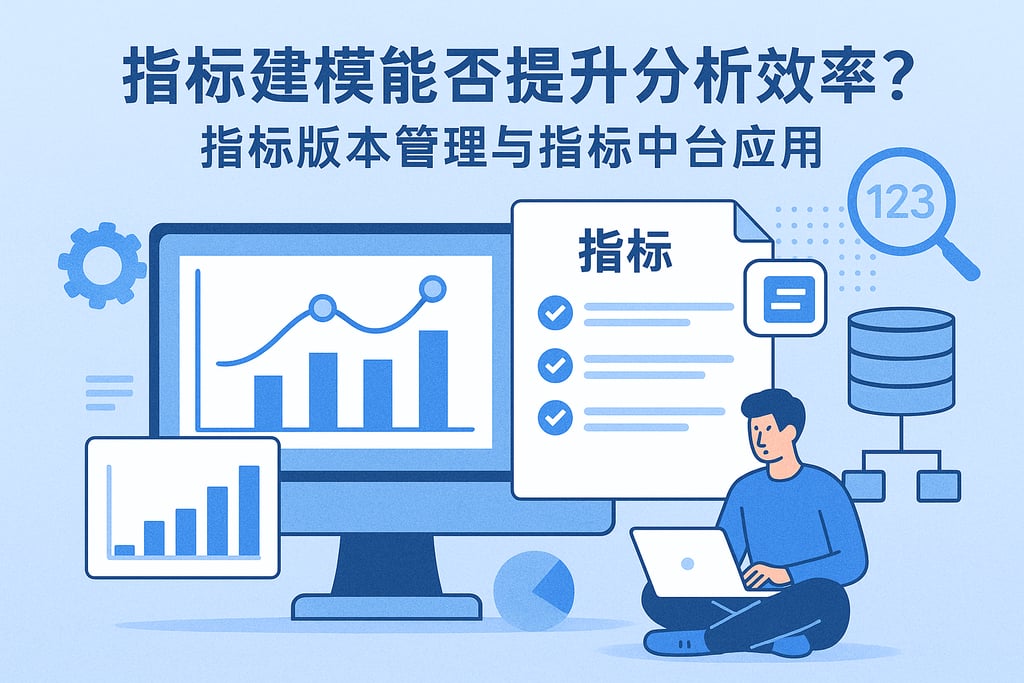 指标建模能否提升分析效率？指标版本管理与指标中台应用