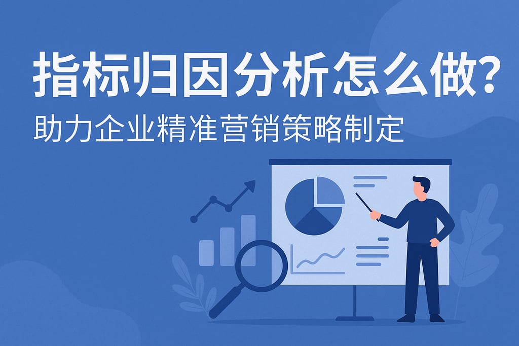 指标归因分析怎么做？助力企业精准营销策略制定