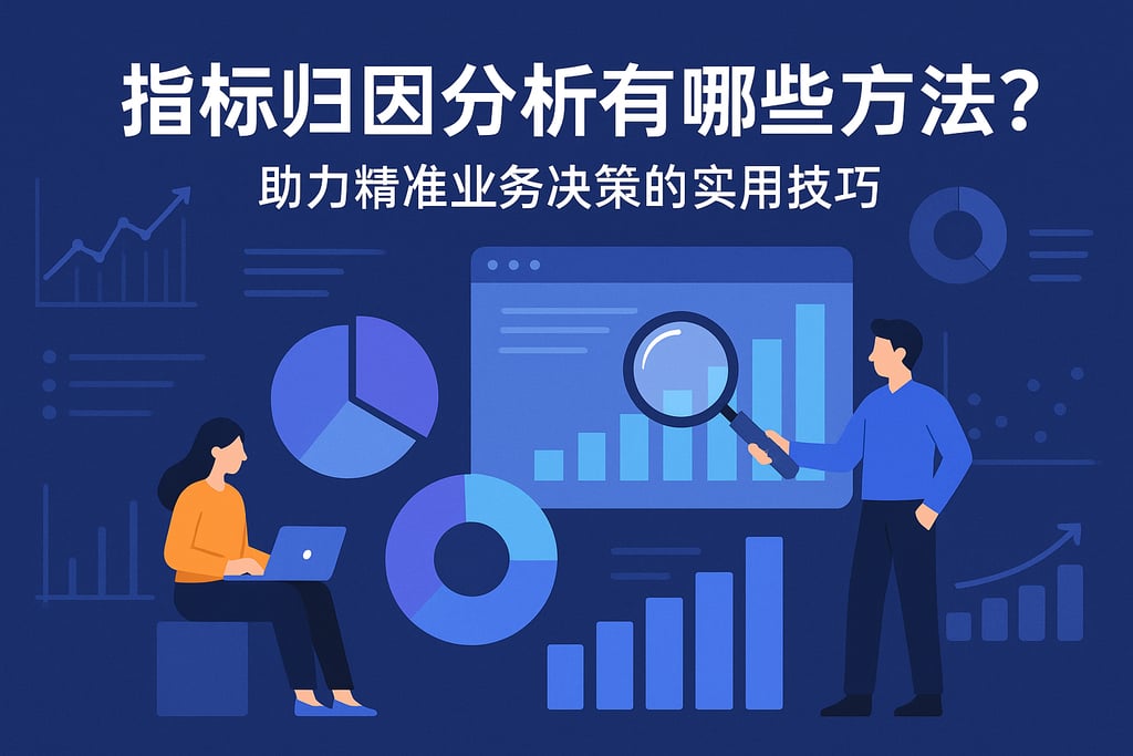 指标归因分析有哪些方法？助力精准业务决策的实用技巧