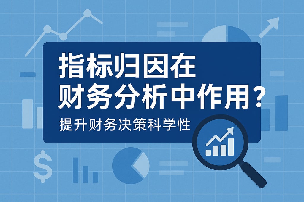 指标归因在财务分析中作用？提升财务决策科学性