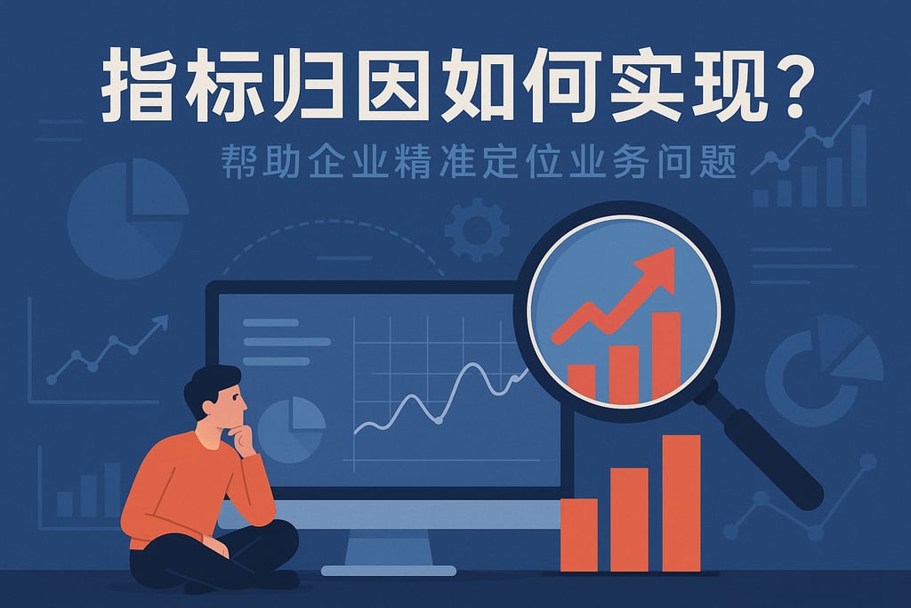 指标归因如何实现？帮助企业精准定位业务问题