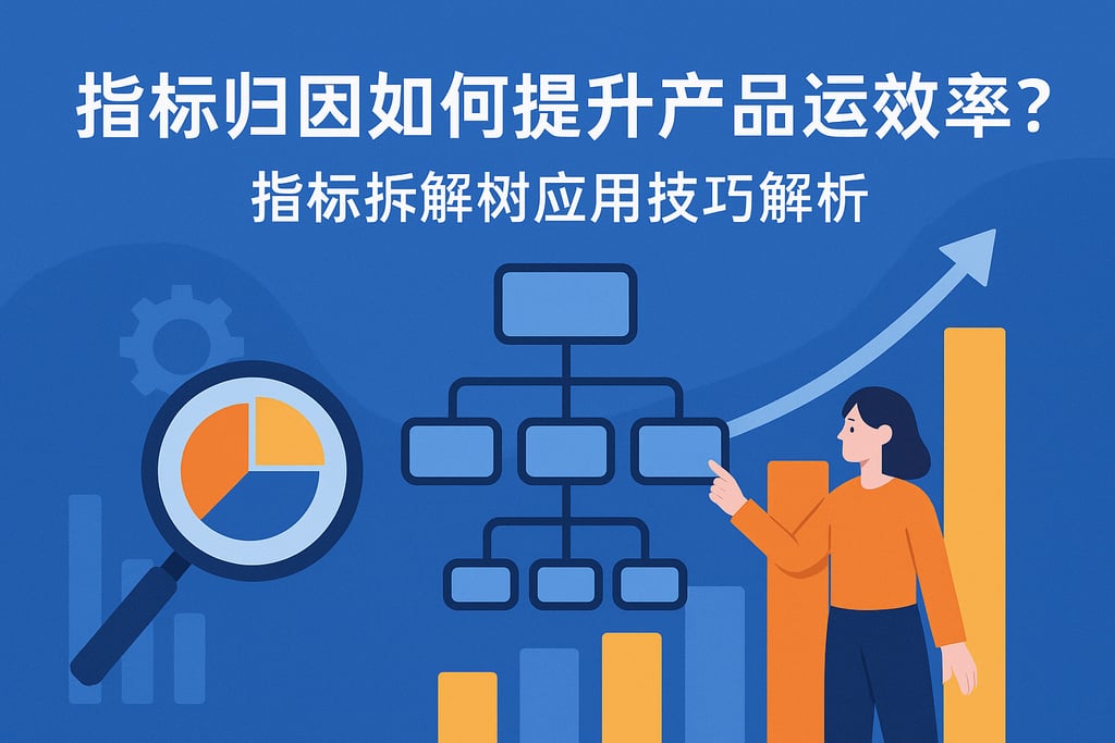 指标归因如何提升产品运营效率？指标拆解树应用技巧解析