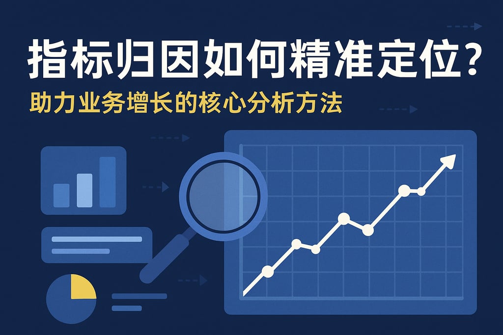 指标归因如何精准定位？助力业务增长的核心分析方法