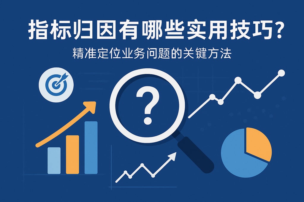 指标归因有哪些实用技巧？精准定位业务问题的关键方法