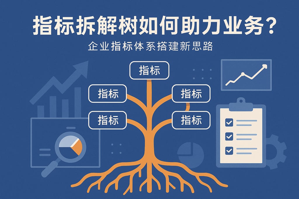 指标拆解树如何助力业务？企业指标体系搭建新思路