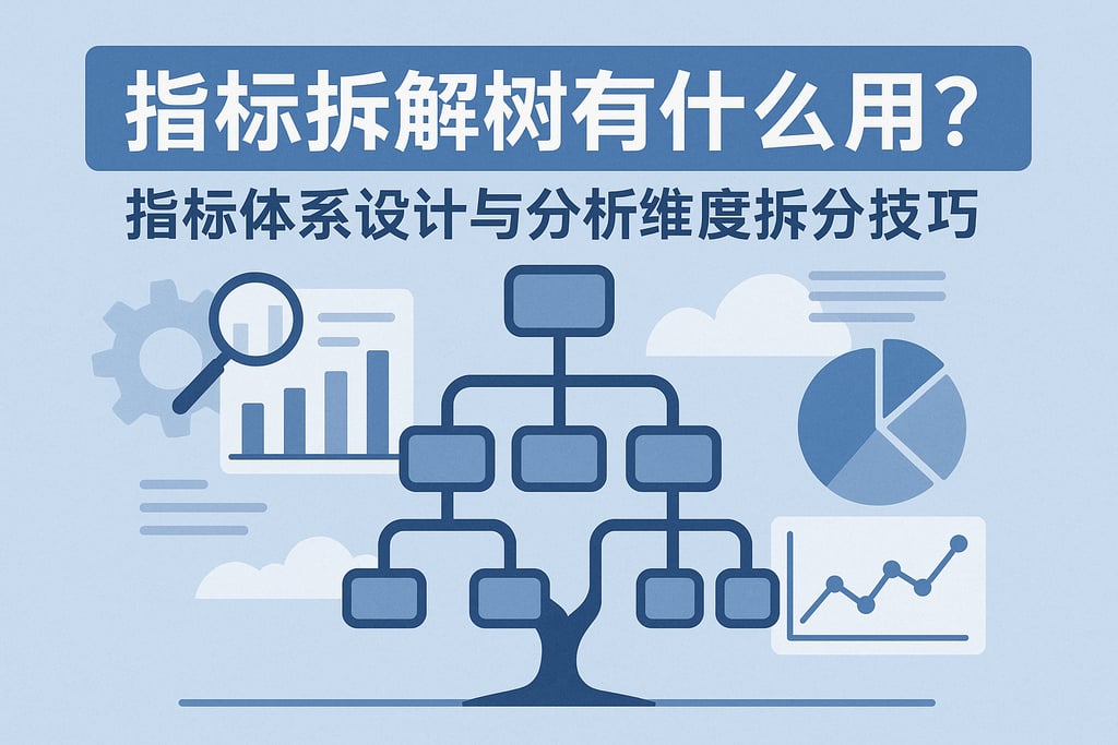 指标拆解树有什么用？指标体系设计与分析维度拆分技巧