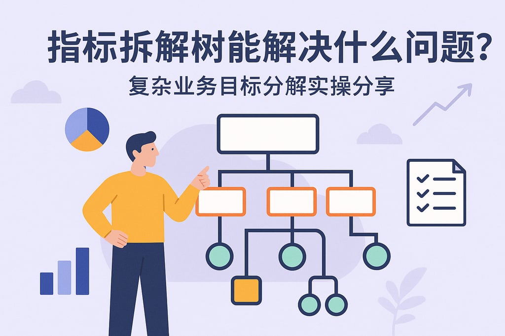 指标拆解树能解决什么问题？复杂业务目标分解实操分享