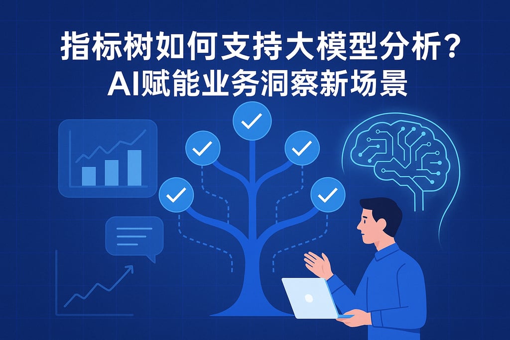 指标树如何支持大模型分析？AI赋能业务洞察新场景