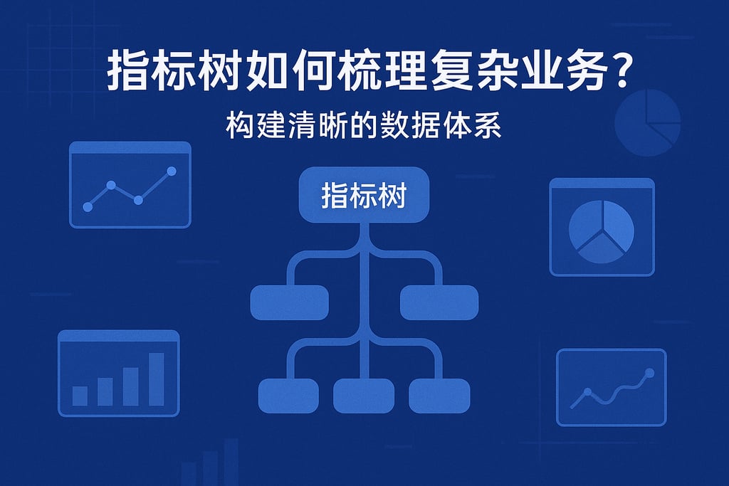 指标树如何梳理复杂业务？构建清晰的数据体系