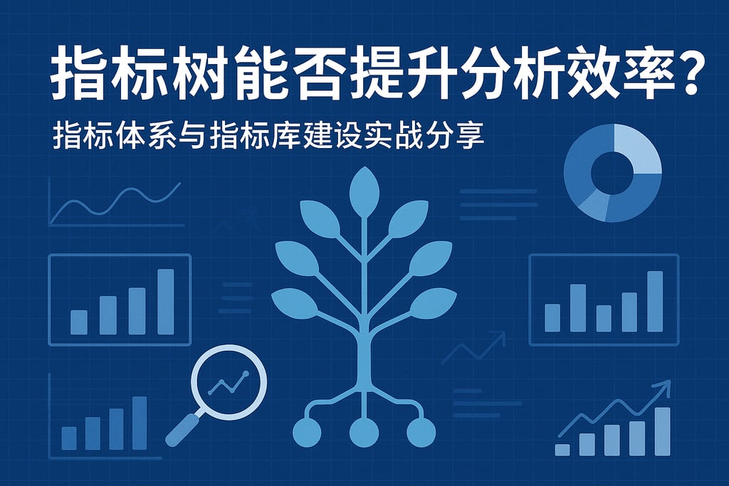 指标树能否提升分析效率？指标体系与指标库建设实战分享