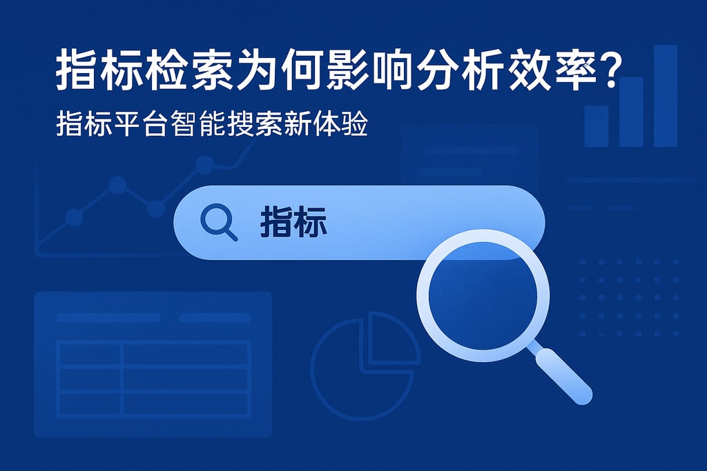 指标检索为何影响分析效率？指标平台智能搜索新体验
