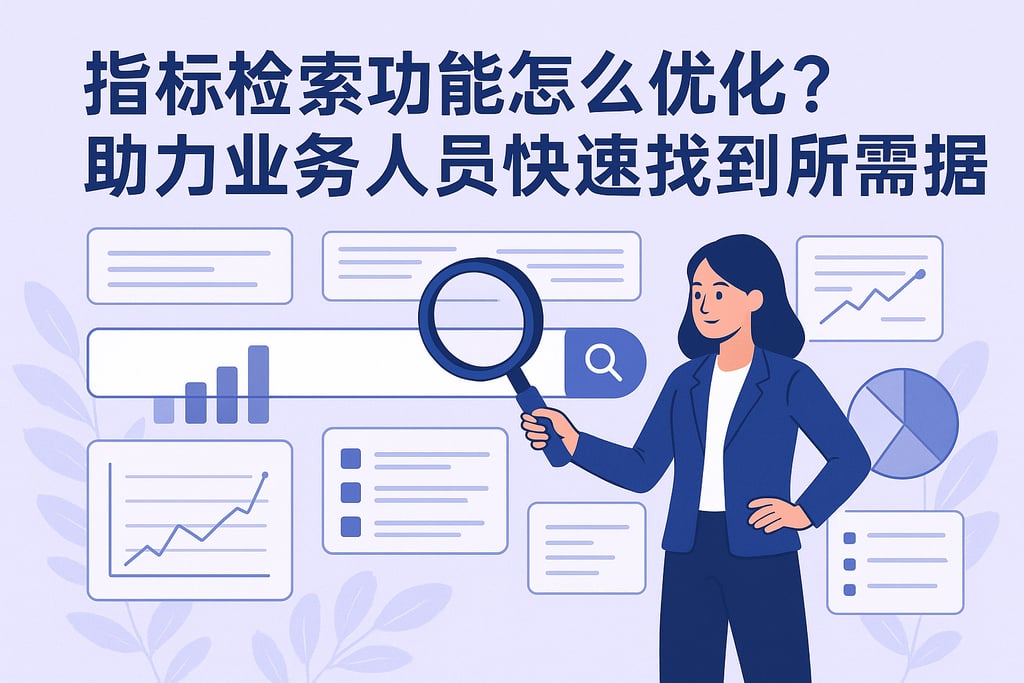 指标检索功能怎么优化？助力业务人员快速找到所需数据