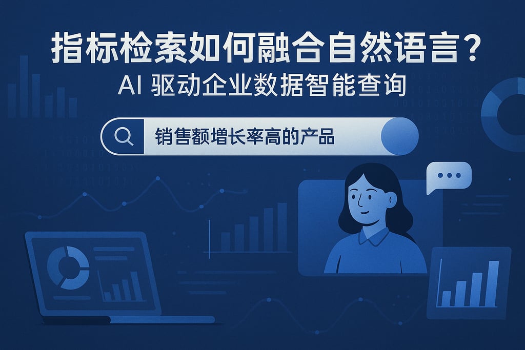 指标检索如何融合自然语言？AI驱动企业数据智能查询