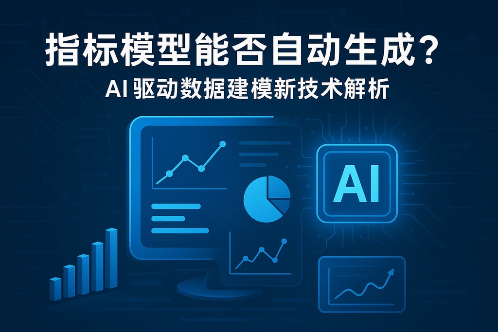 指标模型能否自动生成？AI驱动数据建模新技术解析