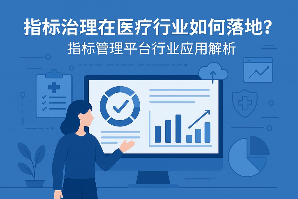 指标治理在医疗行业如何落地？指标管理平台行业应用解析