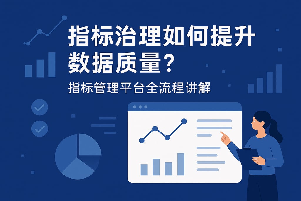 指标治理如何提升数据质量？指标管理平台全流程讲解