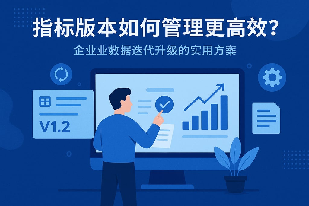 指标版本如何管理更高效？企业数据迭代升级的实用方案