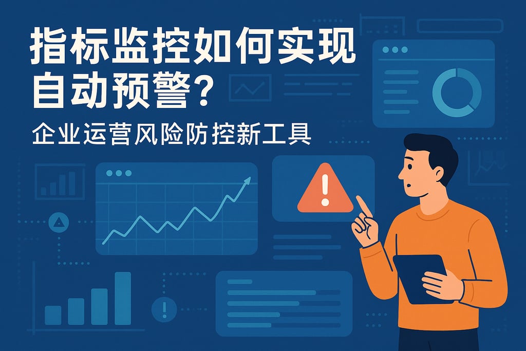 指标监控如何实现自动预警？企业运营风险防控的新工具