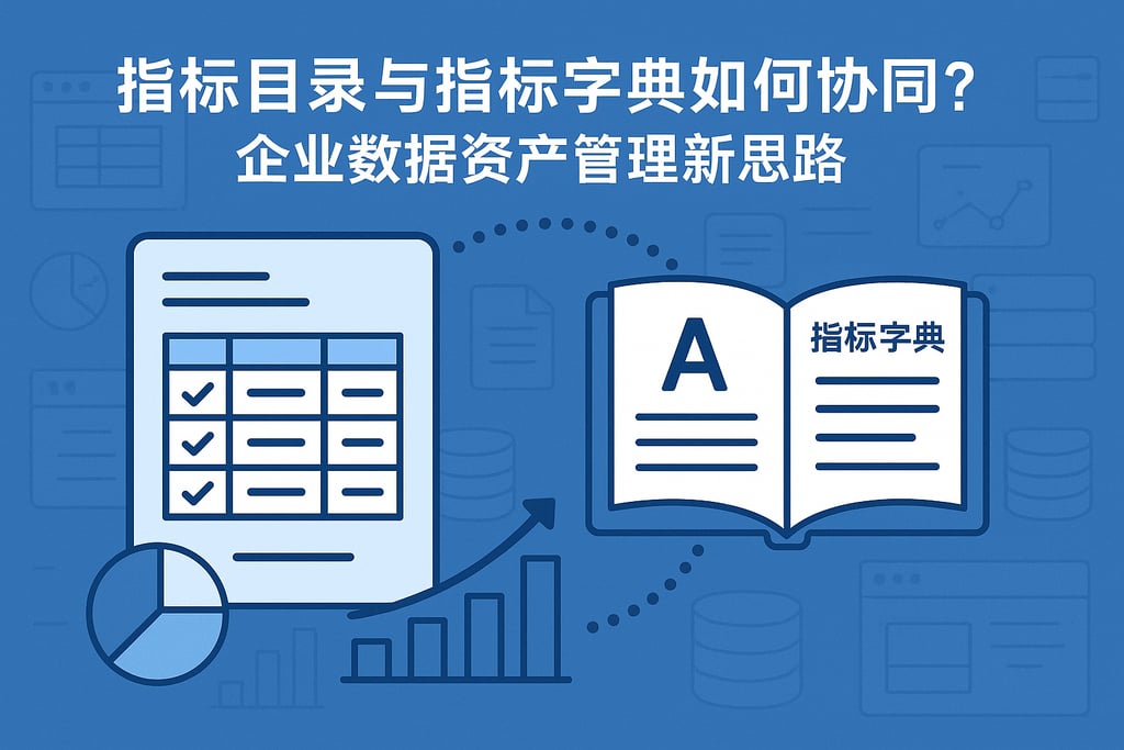 指标目录与指标字典如何协同？企业数据资产管理新思路