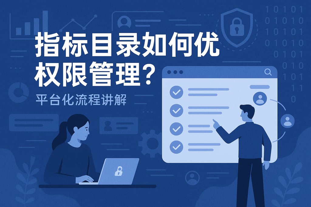 指标目录如何优化权限管理？平台化流程讲解