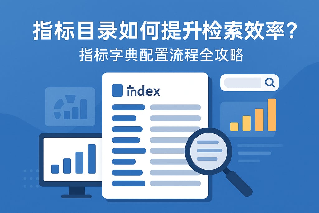 指标目录如何提升检索效率？指标字典配置流程全攻略