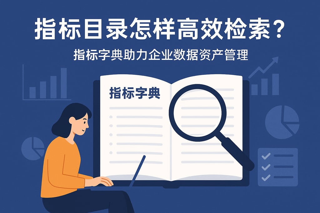 指标目录怎样高效检索？指标字典助力企业数据资产管理
