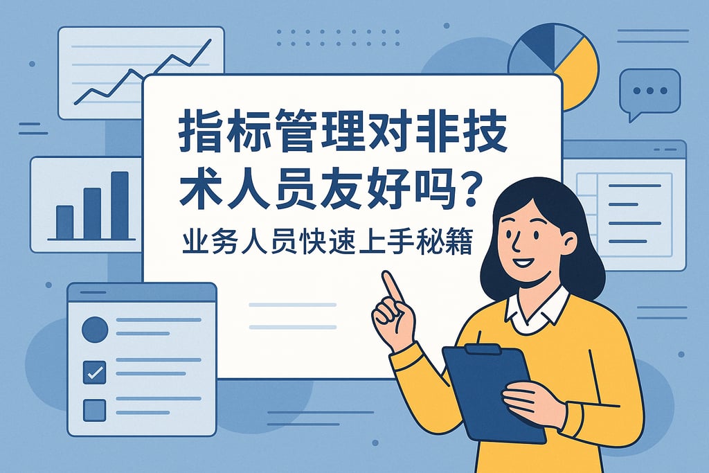 指标管理对非技术人员友好吗？业务人员快速上手秘籍