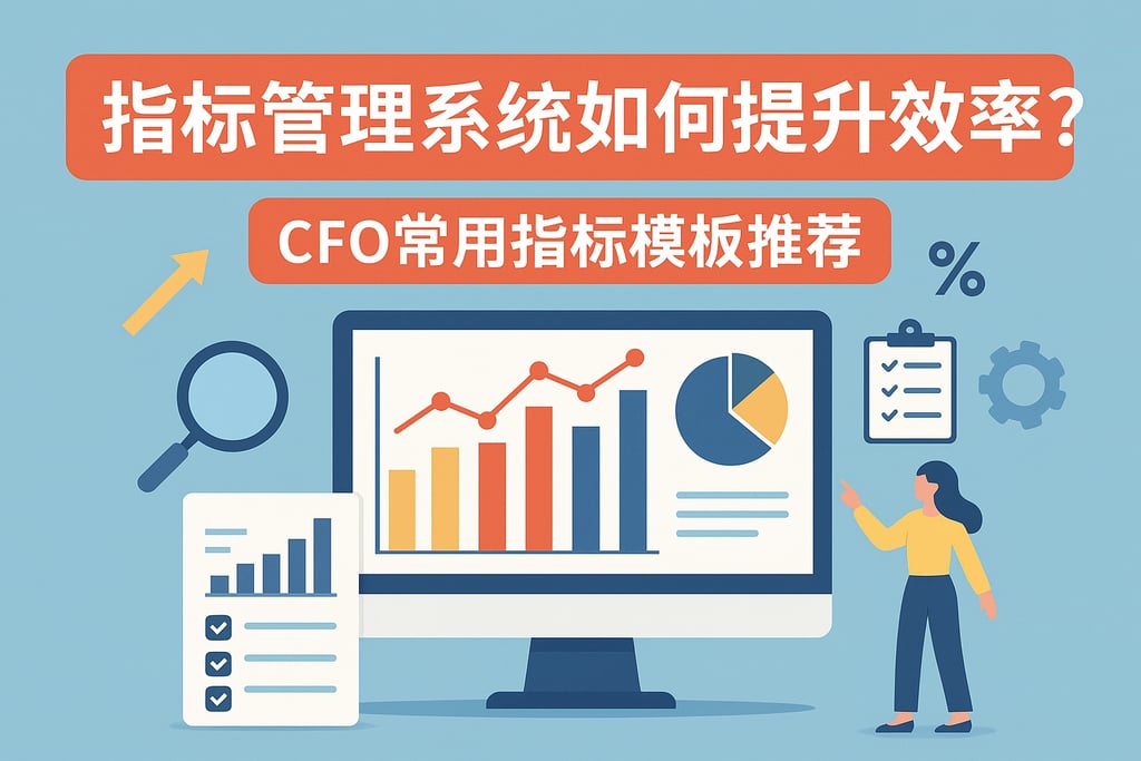 指标管理系统如何提升效率？CFO常用指标模板推荐