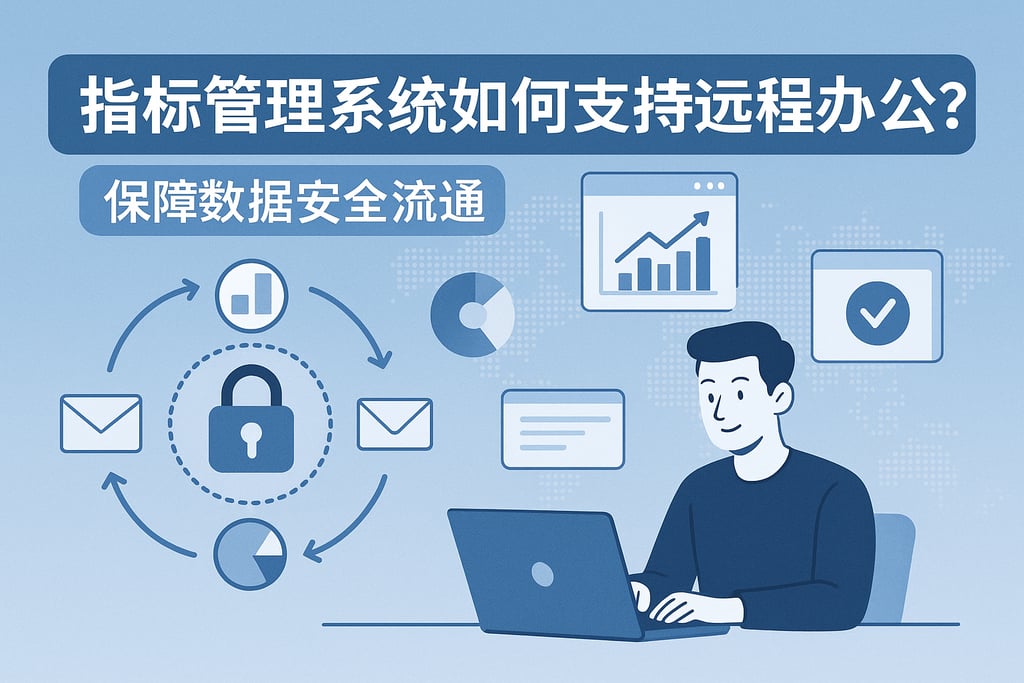 指标管理系统如何支持远程办公？保障数据安全流通