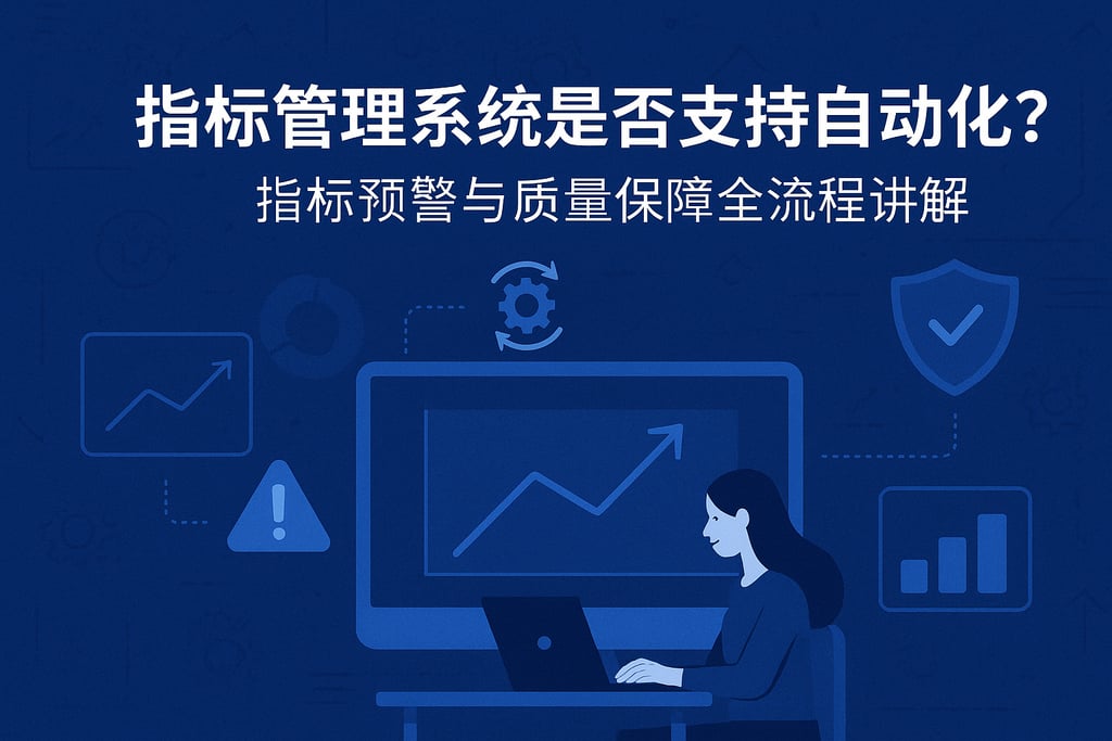 指标管理系统是否支持自动化？指标预警与质量保障全流程讲解