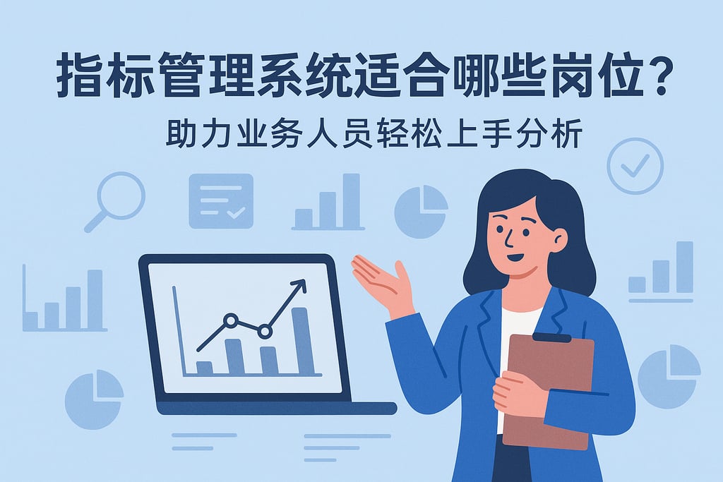 指标管理系统适合哪些岗位？助力业务人员轻松上手分析