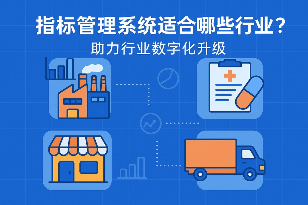 指标管理系统适合哪些行业？助力行业数字化升级