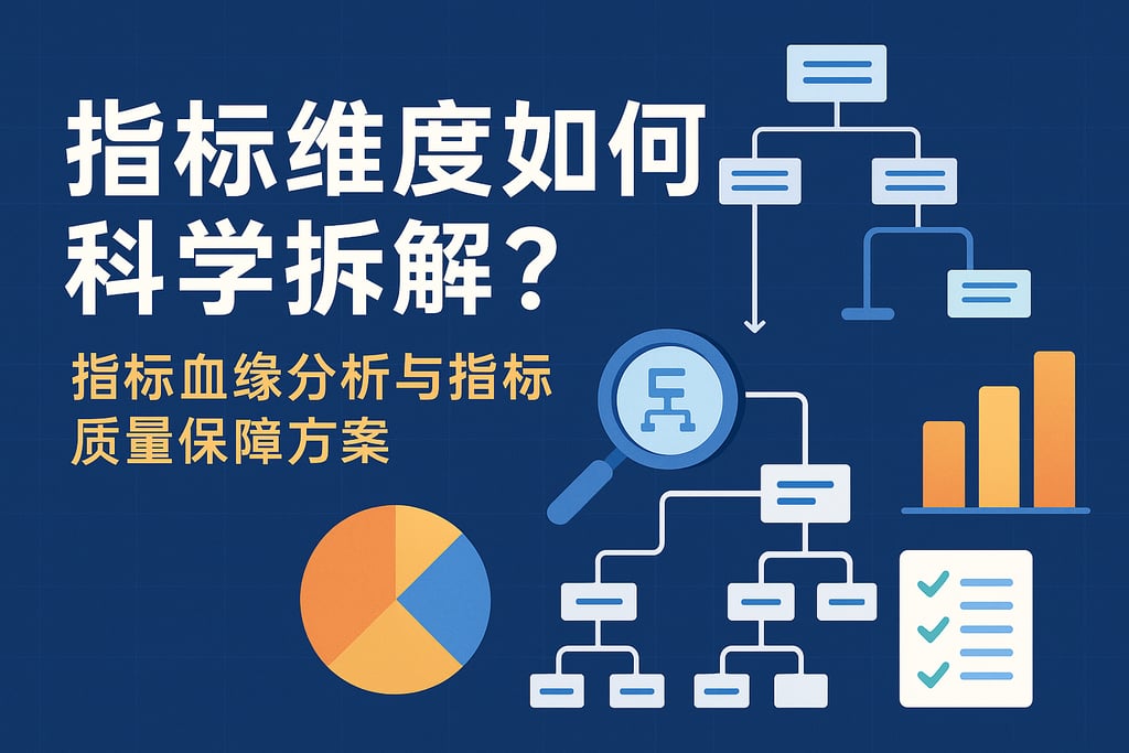 指标维度如何科学拆解？指标血缘分析与指标质量保障方案