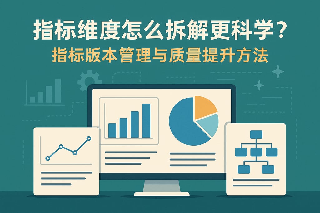 指标维度怎么拆解更科学？指标版本管理与质量提升方法