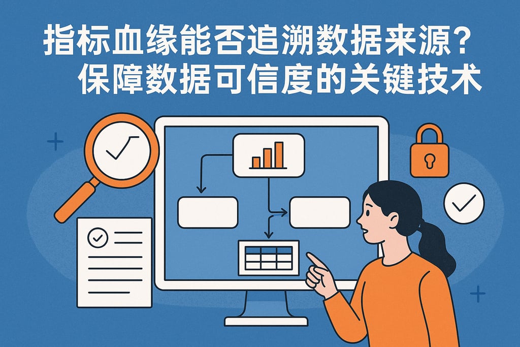 指标血缘能否追溯数据来源？保障数据可信度的关键技术