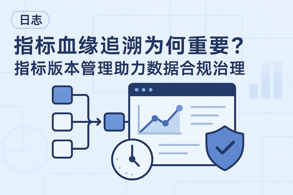 指标血缘追溯为何重要？指标版本管理助力数据合规治理
