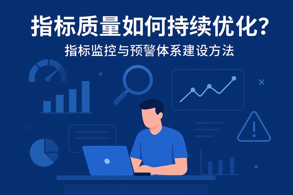 指标质量如何持续优化？指标监控与预警体系建设方法