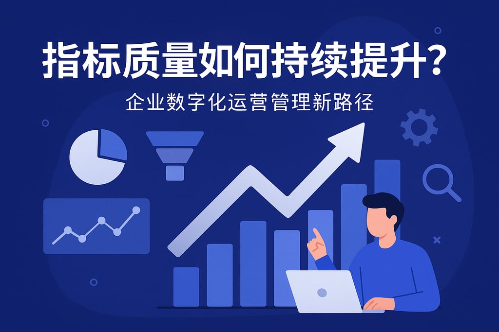 指标质量如何持续提升？企业数字化运营管理新路径